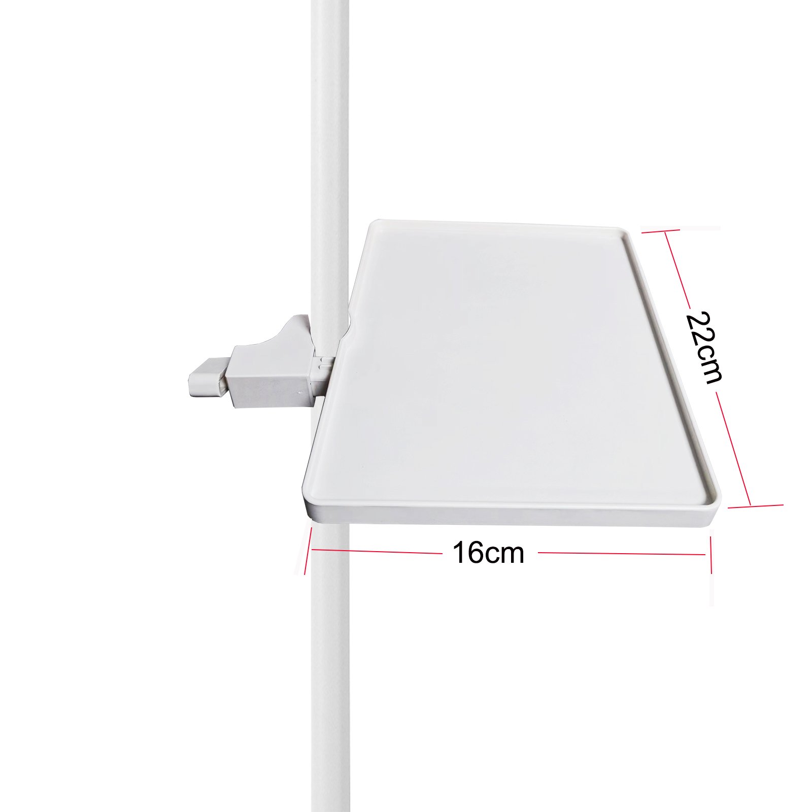 FOSOTO Wholesale 22cm Sound Card Tray Holder on Photography Tripod For Half Moon Light Lamp Placing Eyebrow Makeup Beauty Studio