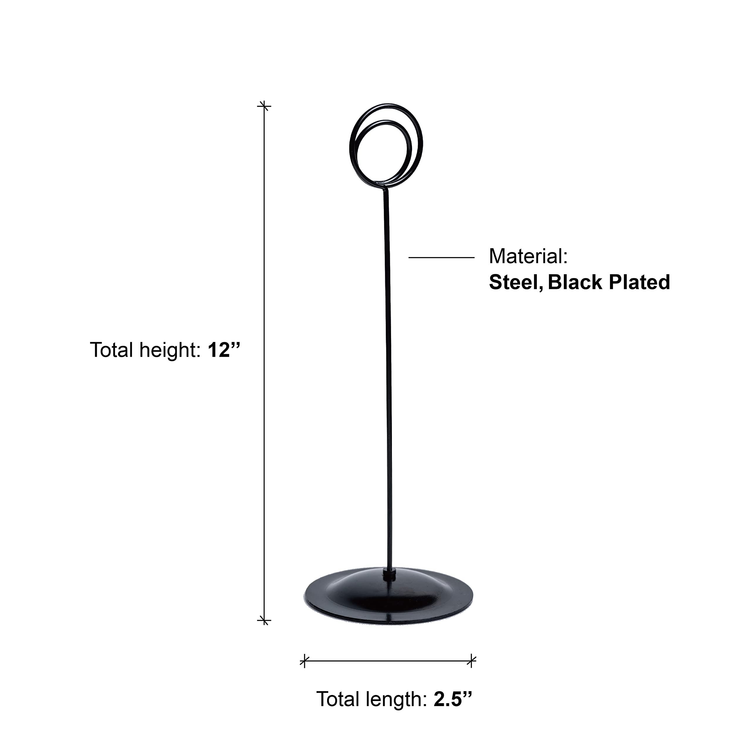 JOYEN New Table Number Holders Place Card Holders Stainless Steel Holders for Weddings or event Wholesale