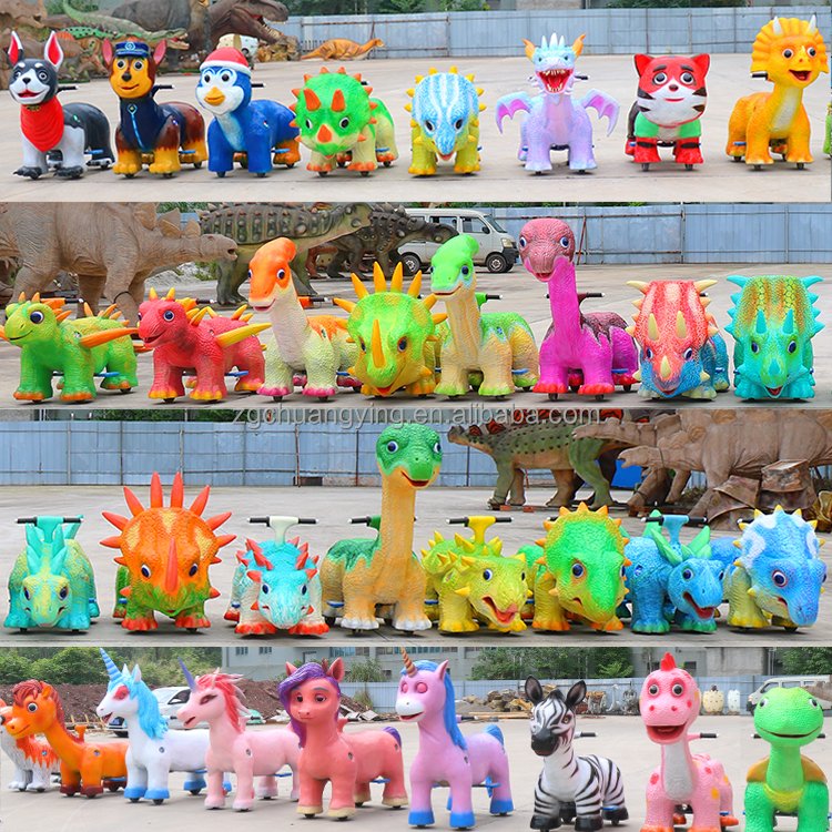7 Years Old Mechanical Children Coin Operated Animal Riding Electric Kids Unicorn Rides for Mall