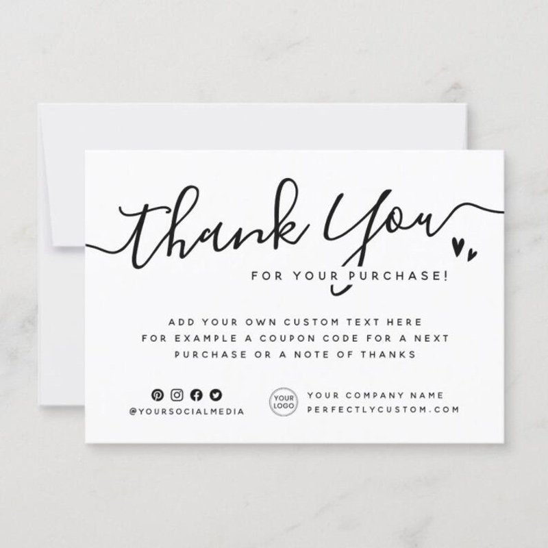 Custom Cards Thank You Cards Custom Business Card Packaging For Small Business Personalized Logo Wedding Invitations Postcards