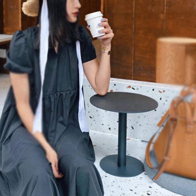 loft industrial style coffee shop card holder small round table internet celebrity milk tea bakery low table cardholdersteptable
