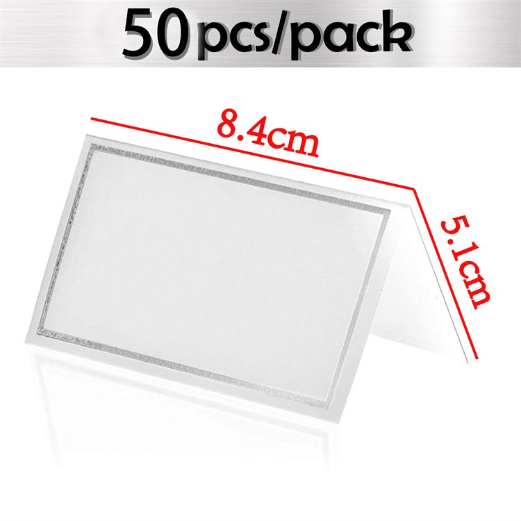wholesale gold sliver foil wedding table number cards wedding name place card holder