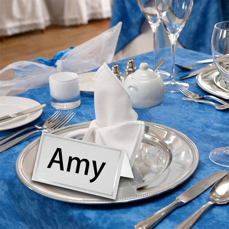 wholesale gold sliver foil wedding table number cards wedding name place card holder