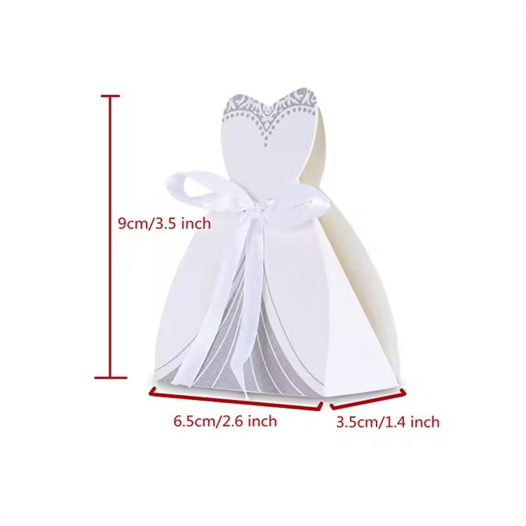 Wholesale Wedding Favors Place Cards Paper Small Candy Favour Gift Packaging Boxes for Guests