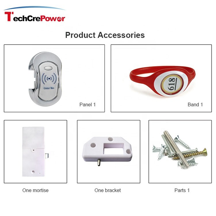 RFID EM Card Wristband Key Electronic Drawer Locker lock Cabinet Sauna Locks for Office Hotel Home Swimming Pool Gym Room Spa