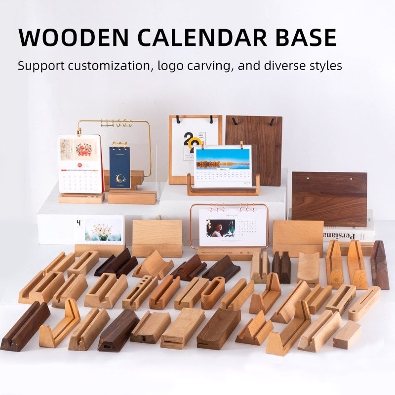 Natural Wood Sign Stands Name Card Holder Wood Table Number Holder Place Card Holders For Welcome Sign Display