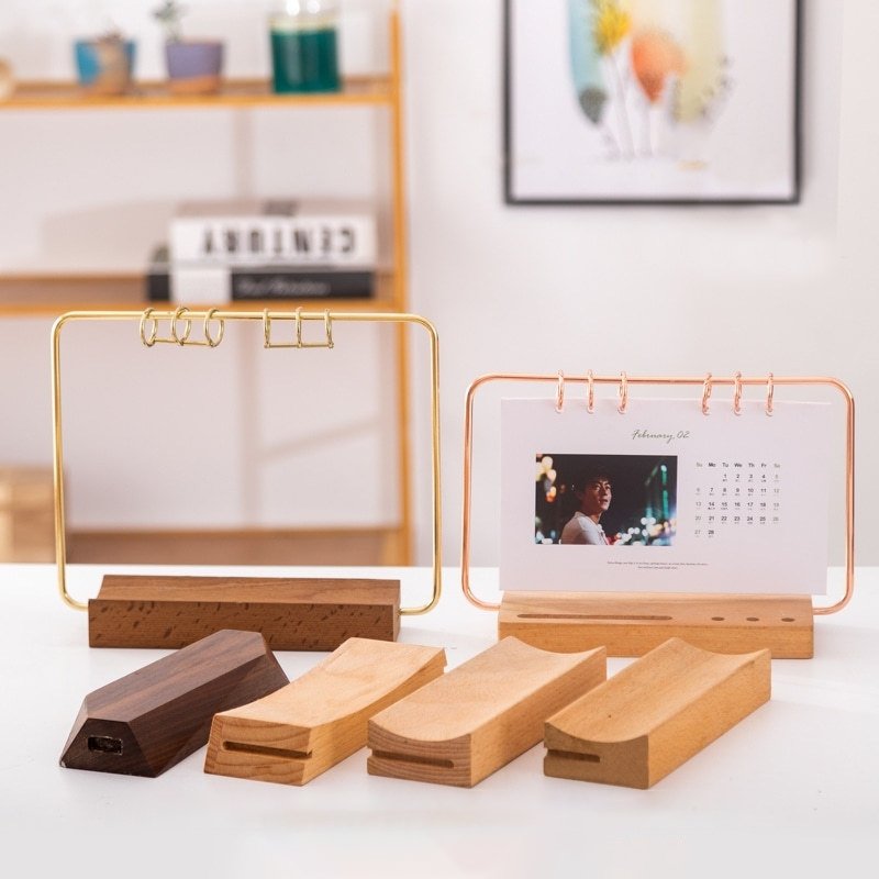Natural Wood Sign Stands Name Card Holder Wood Table Number Holder Place Card Holders For Welcome Sign Display