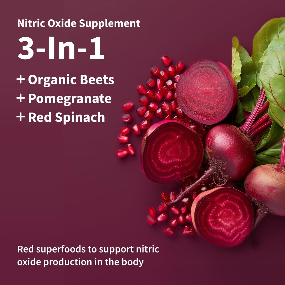 High Quality 3 In 1 Nitric Oxide Supplement Support Cardio Health Promotes Natural Energy Blood Circulation for Adults