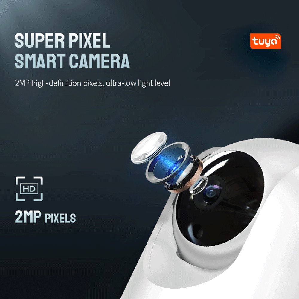 Wireless Indoor PTZ Camera 1080P FULL HD Camera Home Security Alarm System