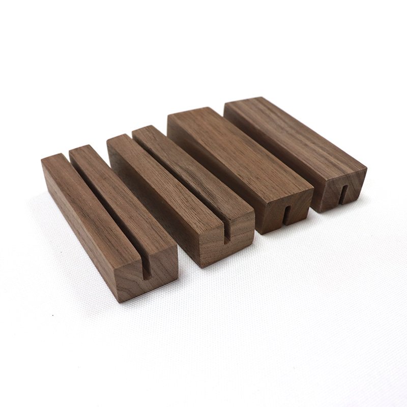 Rustic decor 10 Wood place card holders Table number holders Decorations Photo holder