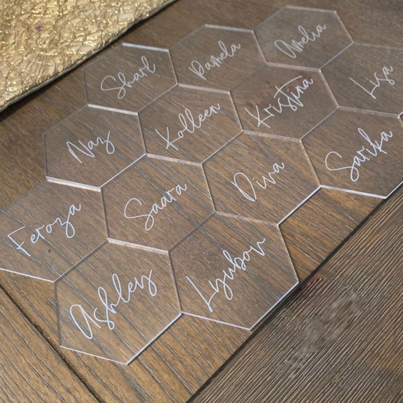 Wedding Name Board Decoration Acrylic Name Place Seating Cards For Wedding Anniversary Engagement Birthday Guest Name Tags