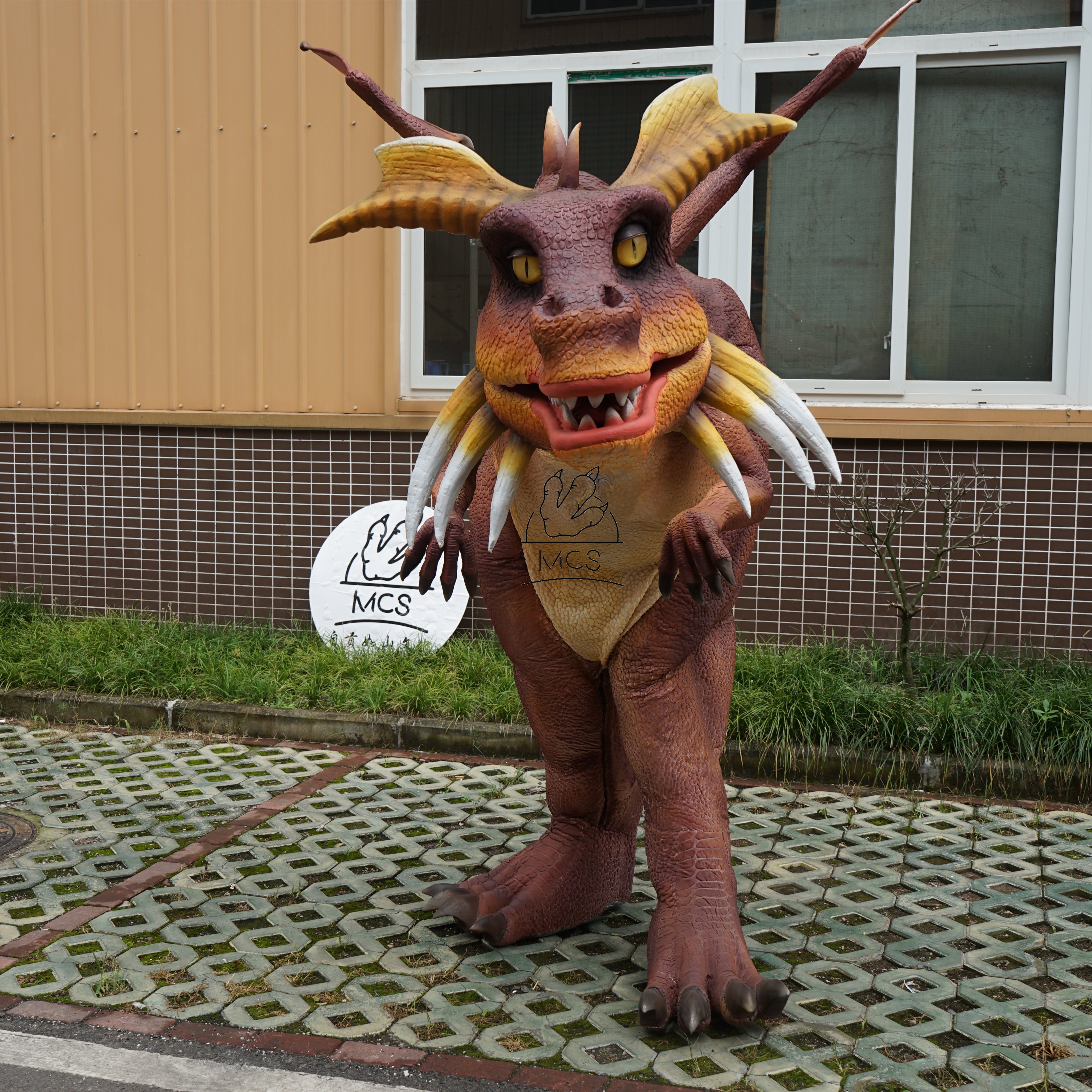 MCS-Realistic Rubber Dinosaur Costume For Museum