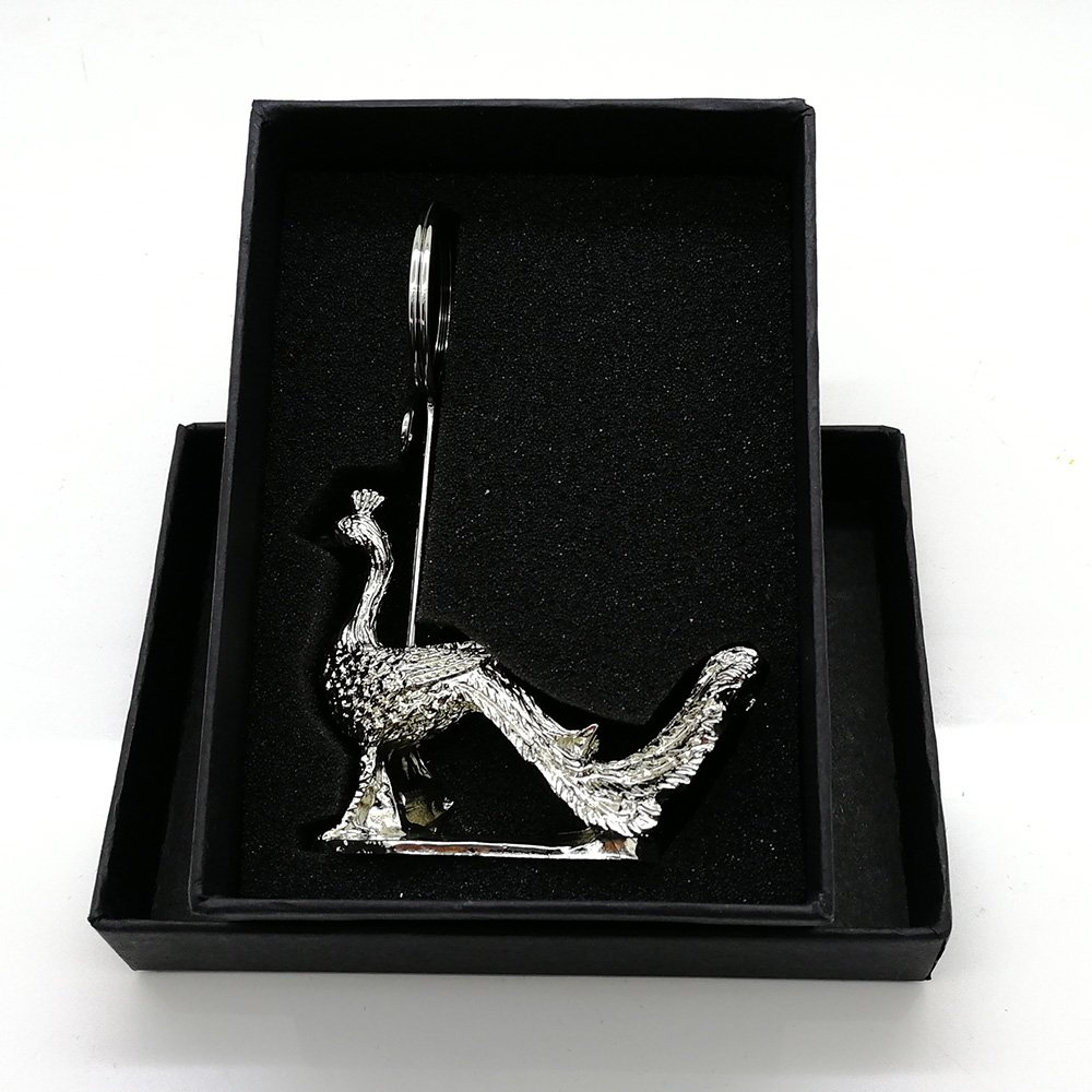 Custom metal 3D craft peacock design photo clips table picture stands wedding place table number card holders