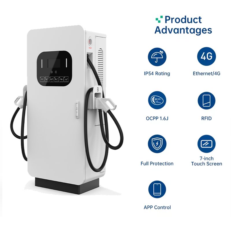 30kw/40kw/60kw/80kw/100kw/120kw/150kw/160kw/180kw/240kw/360kw Ev Dc Fast Charging Station GBT Ev Charger for Electric Cars