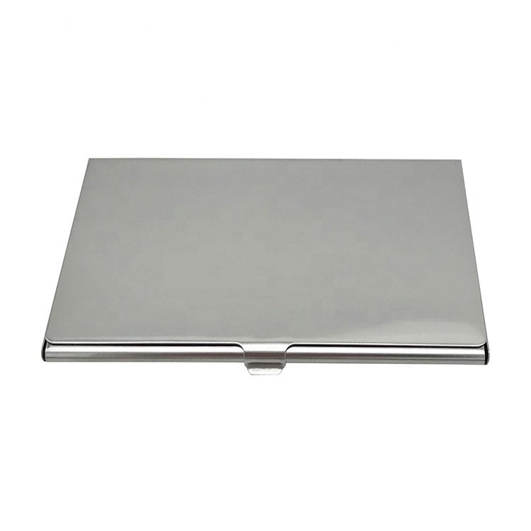 New Custom Cheap Promotional Business Name ID Credit Case Wallet Aluminum Card Holder