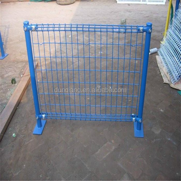 Coated Welded Rigid 3D Curved Wire Mesh Estate Fence for Garden Protection