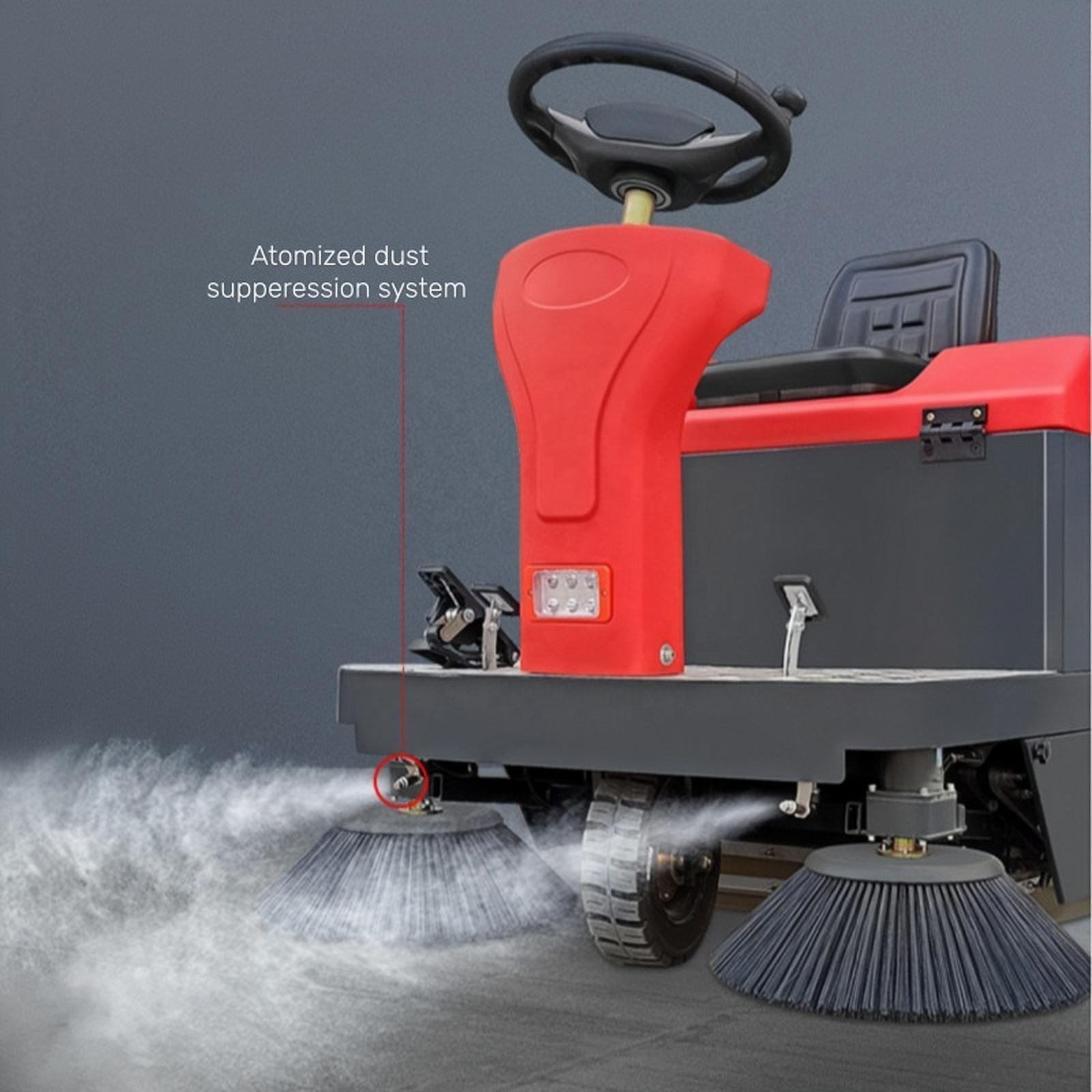 Cophilo C125 Factory Instock Electric Street Easy Operated Floor Sweeper 48V Provided Gy6 Engine Restaurant Brush Card Machine