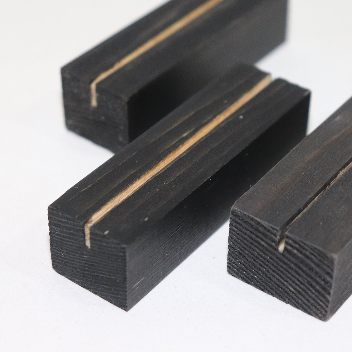Acrylic Wooden Stand 3mm Slot Wedding Sign Black Holders Perfect for Table Number Office Restaurant Business