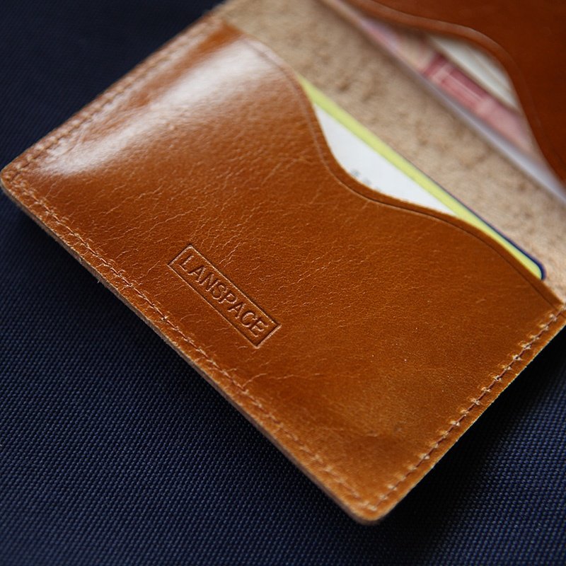 New Genuine Saffiano Leather Card Case, business card holder