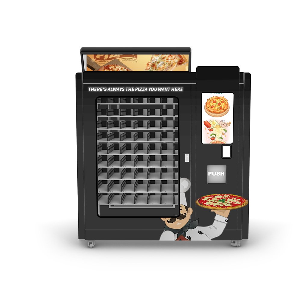 Wholesale Outdoor Robotic Fresh Baked Pizza Slice Tasty Vending Machine Hot Dog Sandwich Food Cooking
