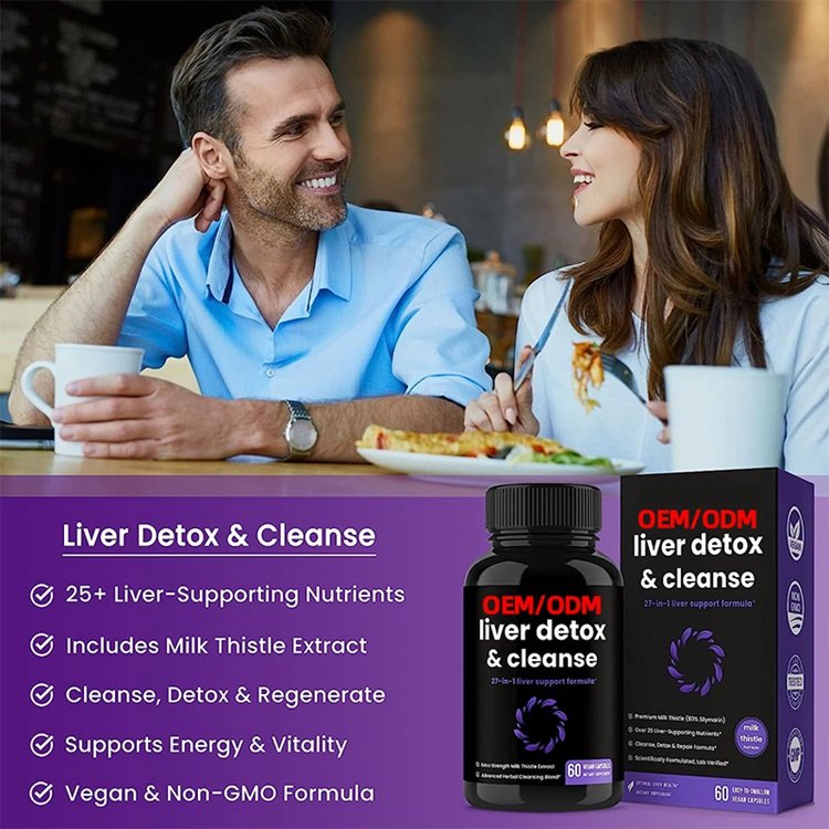60 Capsules Liver Cleanse Detox & Repair Formula Premium Liver Support Pills Supplement