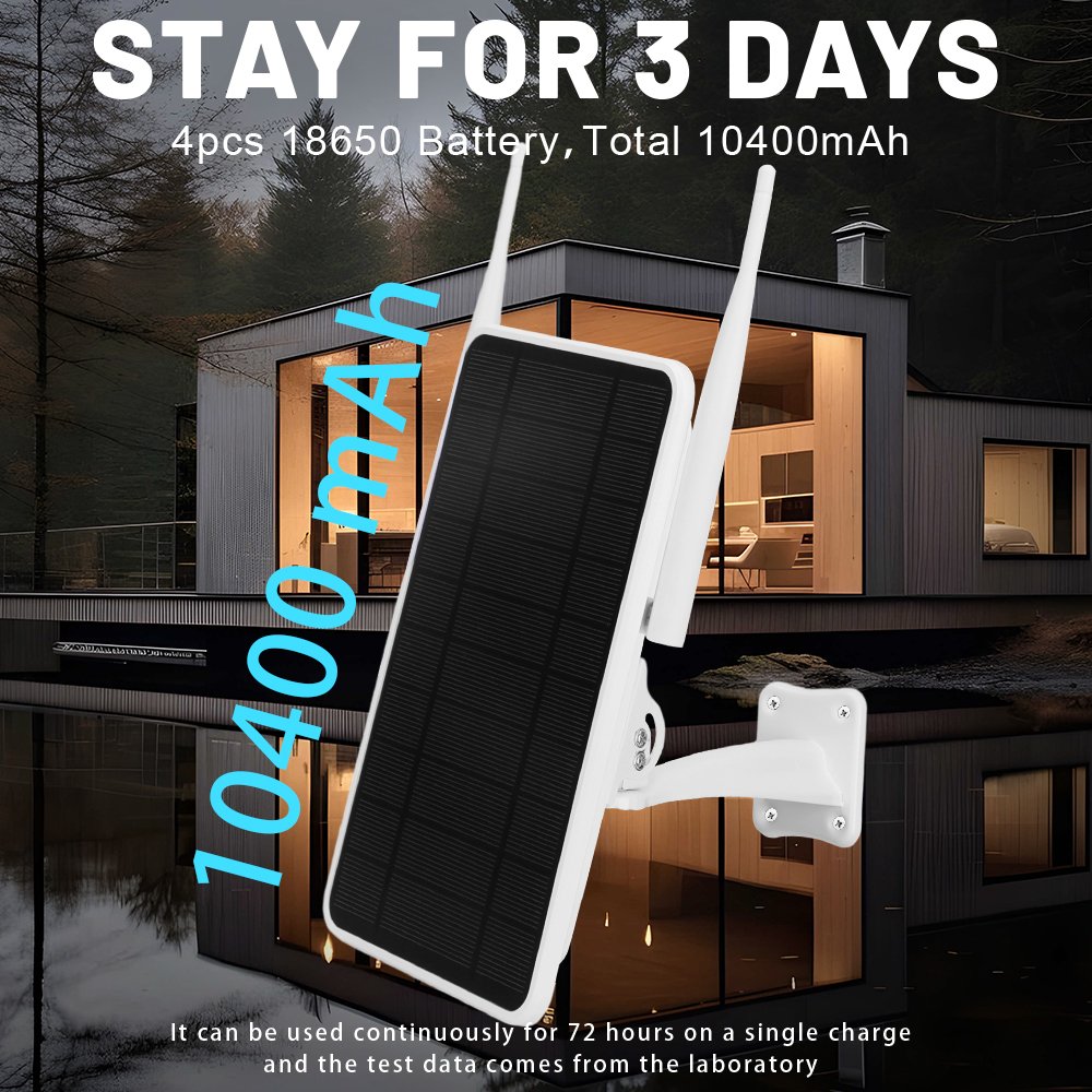 Sim card 4G Wireless Solar Wifi Router Built-in Battery for outdoor places