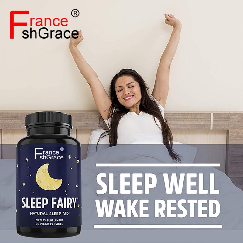 Melatonin Herbal Sleeping Pills Sleep Supplement Vegan Capsules