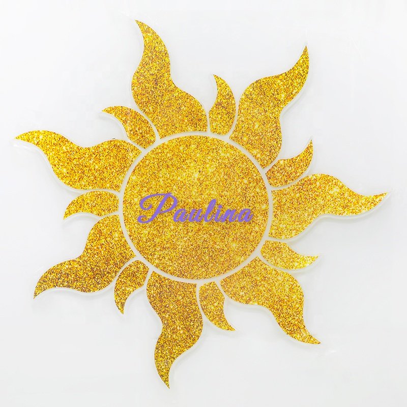 OEM ODM Luxury Centerpiece Wall Decoration Sun Flower Ornament Acrylic Birthday Wedding Table Number Guests Name Place Cards
