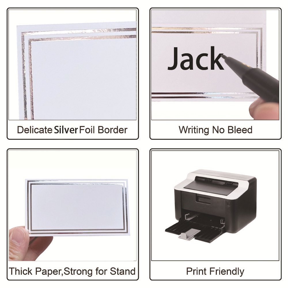 Place Cards Wedding Party Table Name Message Greeting Card Event Party Supplies Seating Card