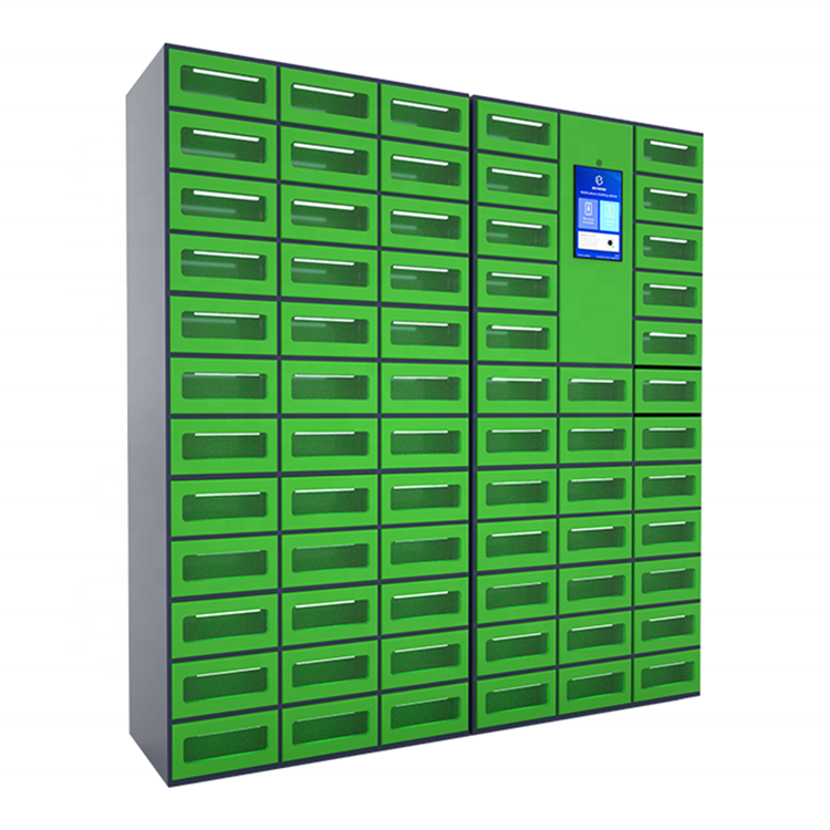 Public places Cell Phone Locker Smart Phone Charging Locker with Credit Card/coin /mobile wallet payment