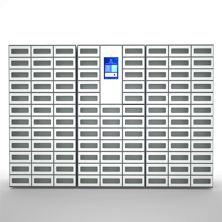 Public places Cell Phone Locker Smart Phone Charging Locker with Credit Card/coin /mobile wallet payment