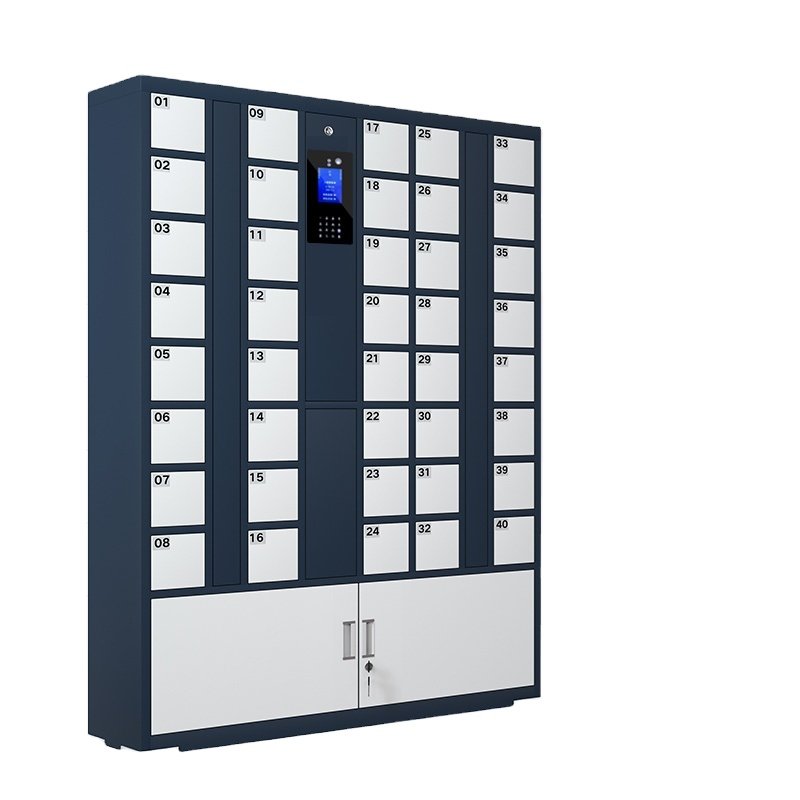 Public places Cell Phone Locker Smart Phone Charging Locker with Credit Card/coin /mobile wallet payment
