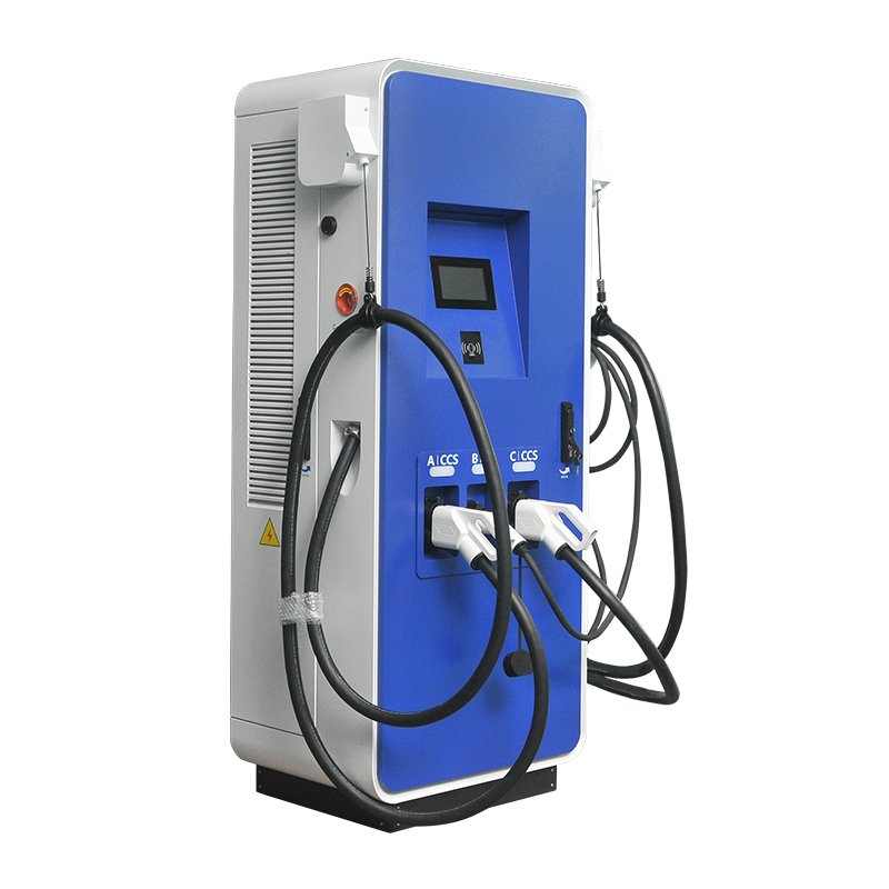 DC 160kW AC 22kW CCS2 CHAdeMO GBT Type2 Type1 optional 182kW ev charger 3 output ports ev charging station for business charging