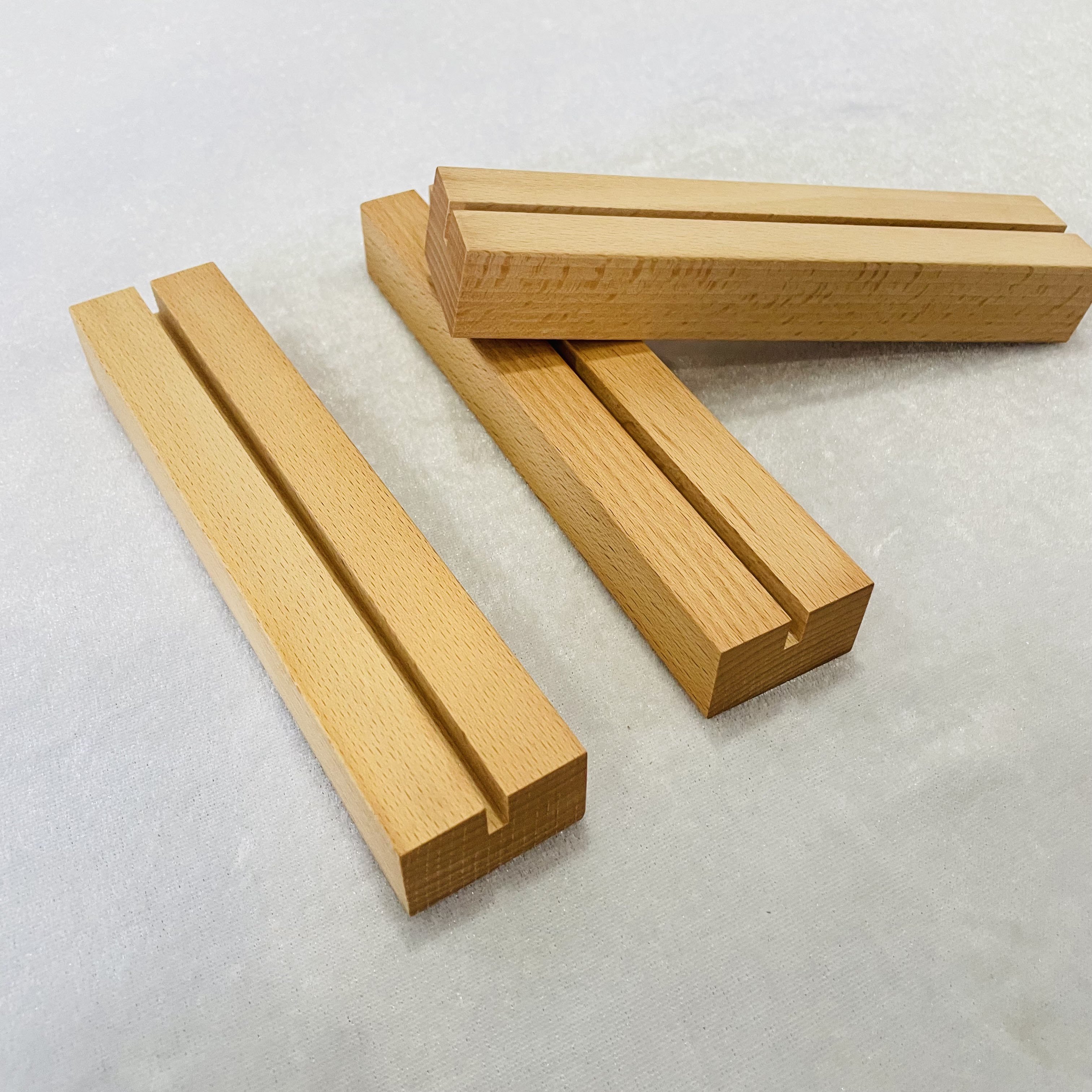 Wood Business Card Display Place Card Holders Table Number Stands Name Card Holder for Wedding and Table Name