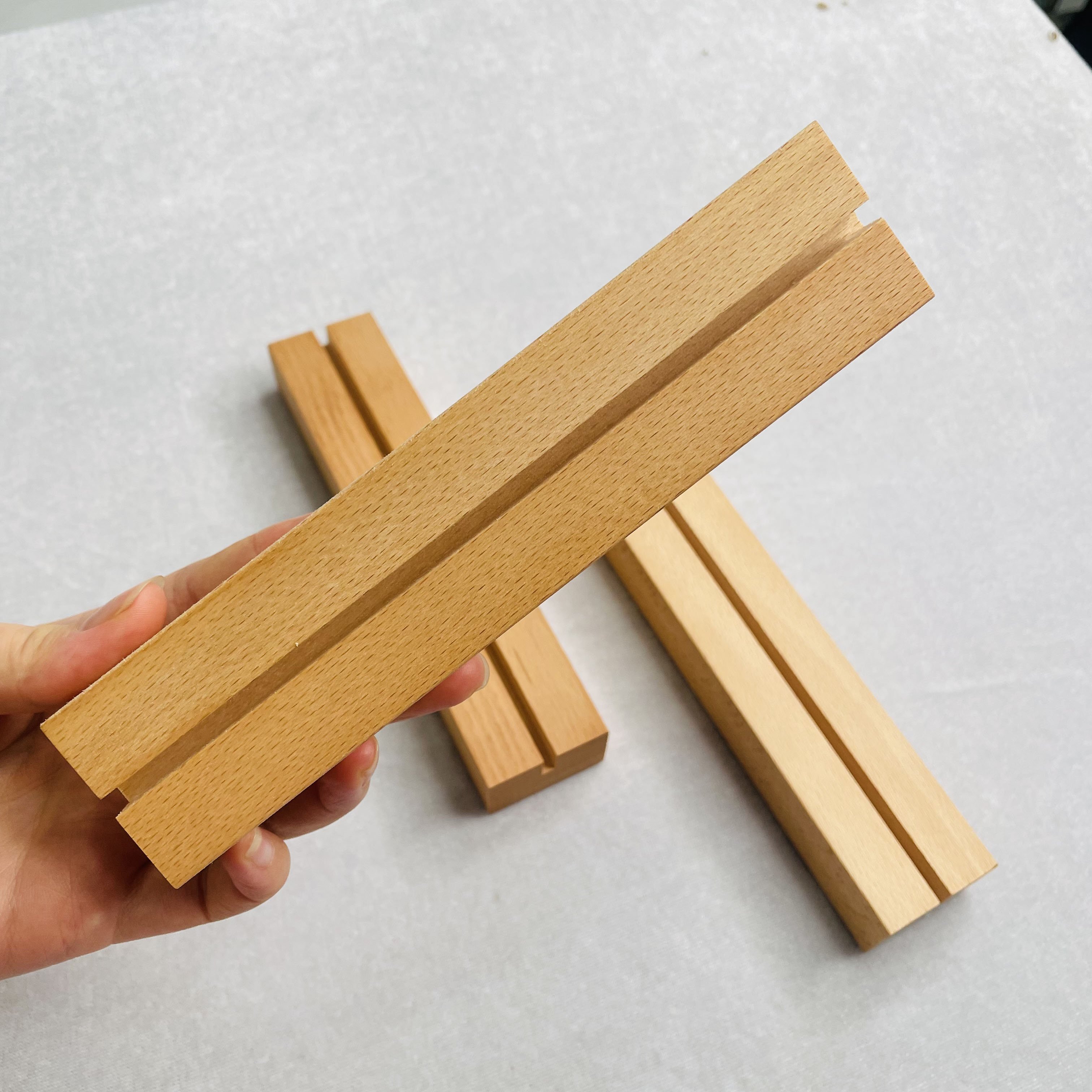 Wood Business Card Display Place Card Holders Table Number Stands Name Card Holder for Wedding and Table Name