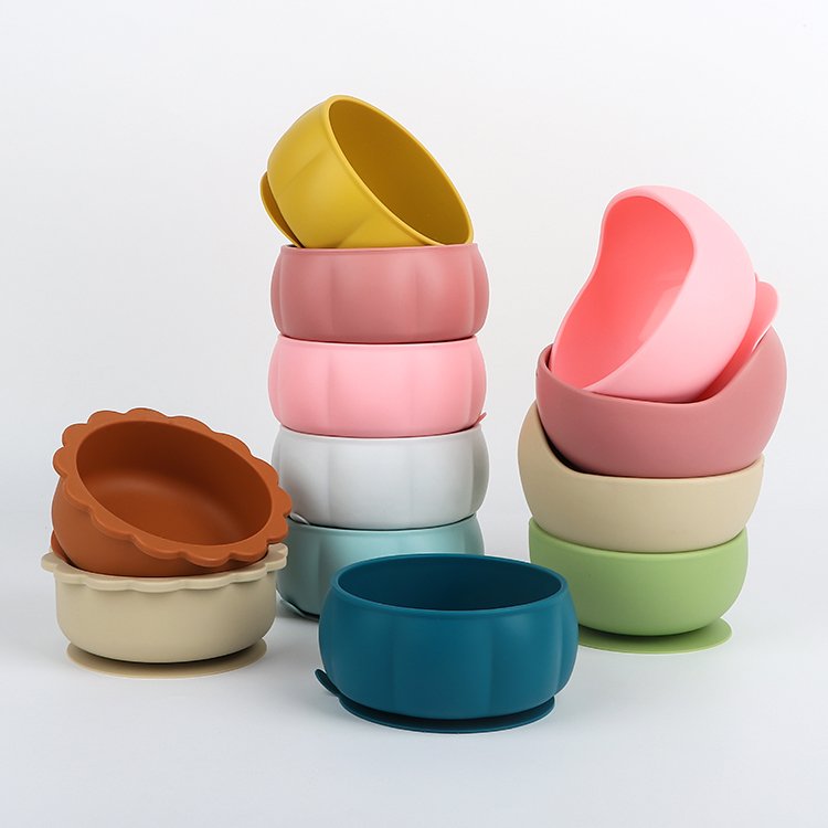 Baby Feeding Mat Rubber Plate Kids Silicone Place Mat Suction Bowl Assiette En Silicone