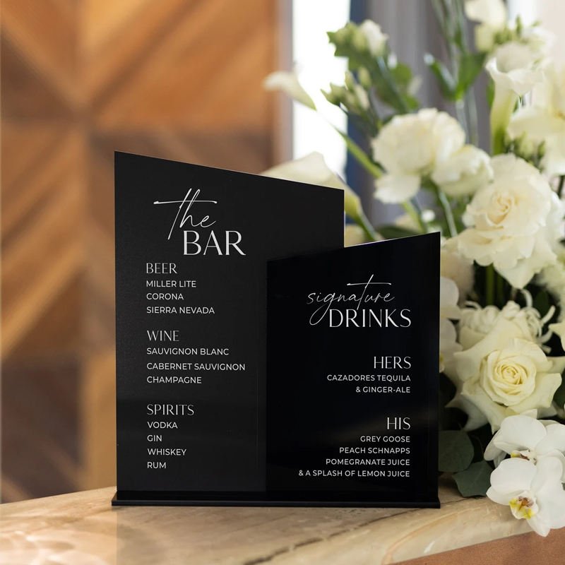 Customs Luxury Acrylic Arch Mirror Wedding Centerpieces Place Cards Plexiglass Table Sign Holder Table Numbers