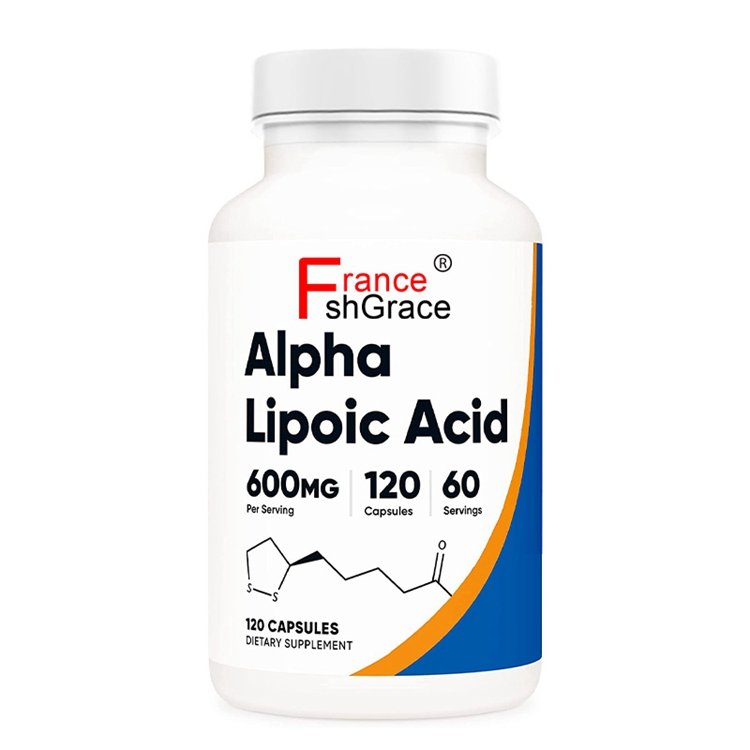 120 capsules dietary supplement alpha lipoic acid gluten-free