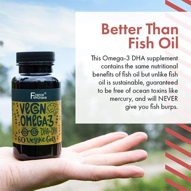 Premium Omega 3 Fish Oil DHA Supplement Replacement Carbon Neutral Carrageenan Free 60 soft gels