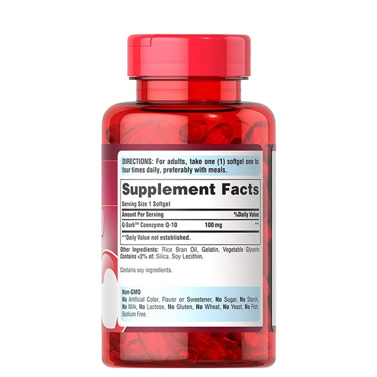 Good Quality COQ10 100 mg Supports Healthy Heart 240 Rapid Release Soft Capsules