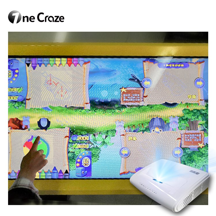 2024 New AR Magic Painting Fun Drawing Touch Screen Wall Interactive Projection Games Projector Games For Kids Educational Games