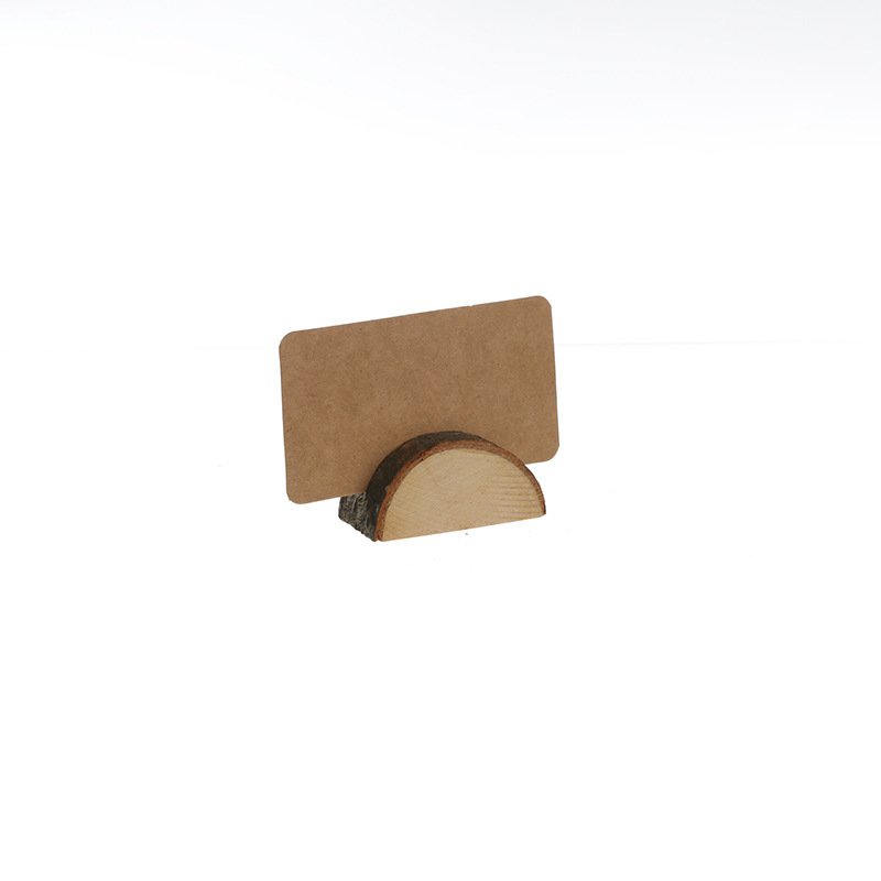 Natural Premium Rustic Table Number Holder Photo Holder Wood Place Card Holder for Wedding Party