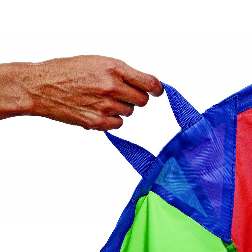 Custom Play Equipment Rainbow Parachute Kid Parachute Toy for Elementary School Gym Class Backyard