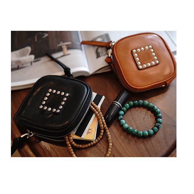 Customized Genuine Leather Zip around Wallet for Business RFID Purse Card Holder for Credit Cards and Passports