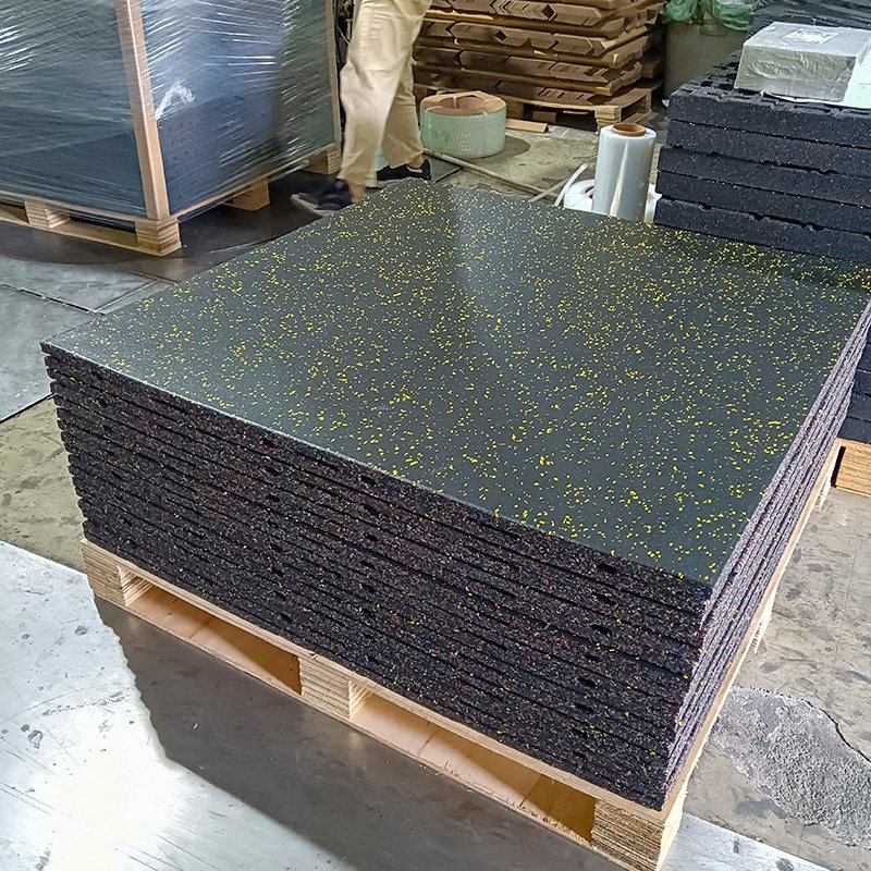 15-50mm rubber gym mat colorful granulated rubber gym mat for fitness center High quality
