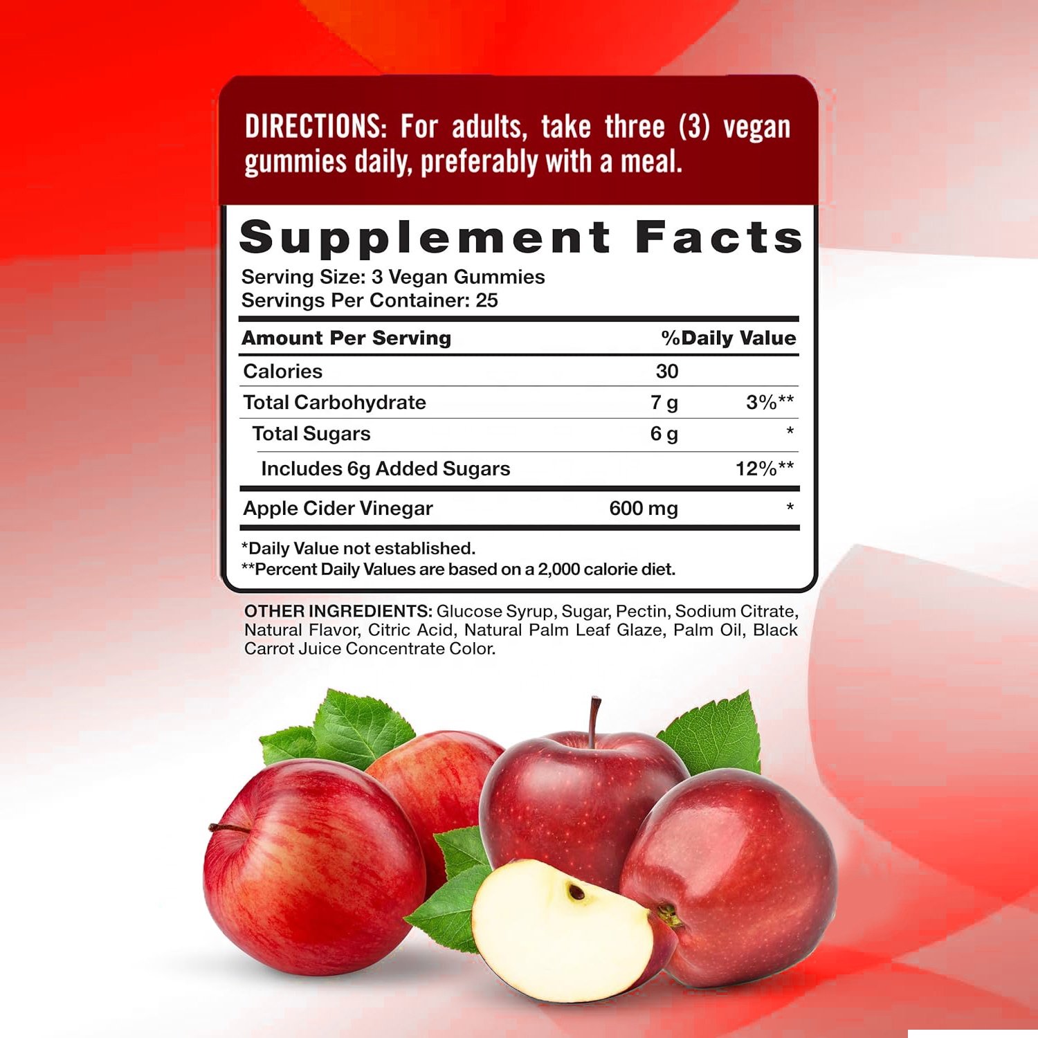 Private Label Organic ACV Vitamins gummies support slim waist Boost Metabolism Apple Cider Vinegar Keto Gummy Candy