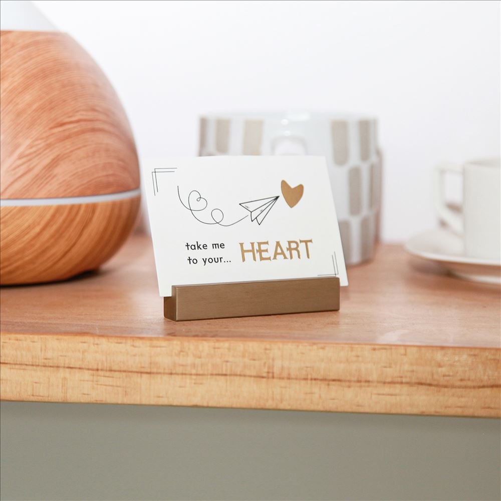 Maxery Classic Minimalist Metal Aluminum Card Stand Holder Table Decoration Place Card Holders Silver Card Stand for Wedding