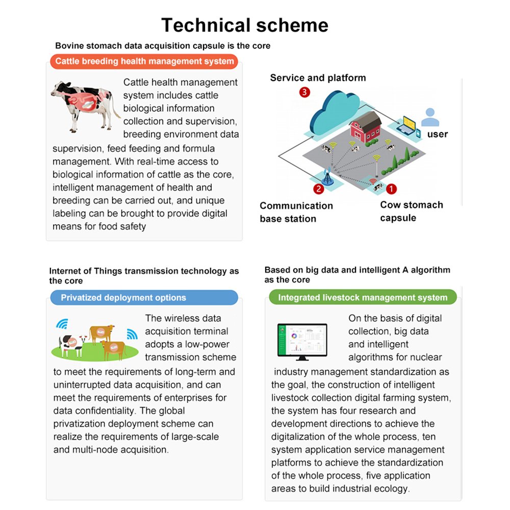 2024 New Technology Cattle And Sheep Animal Husbandry Intelligent Breeding Lorawan Network Transmission Location Gps Tracker