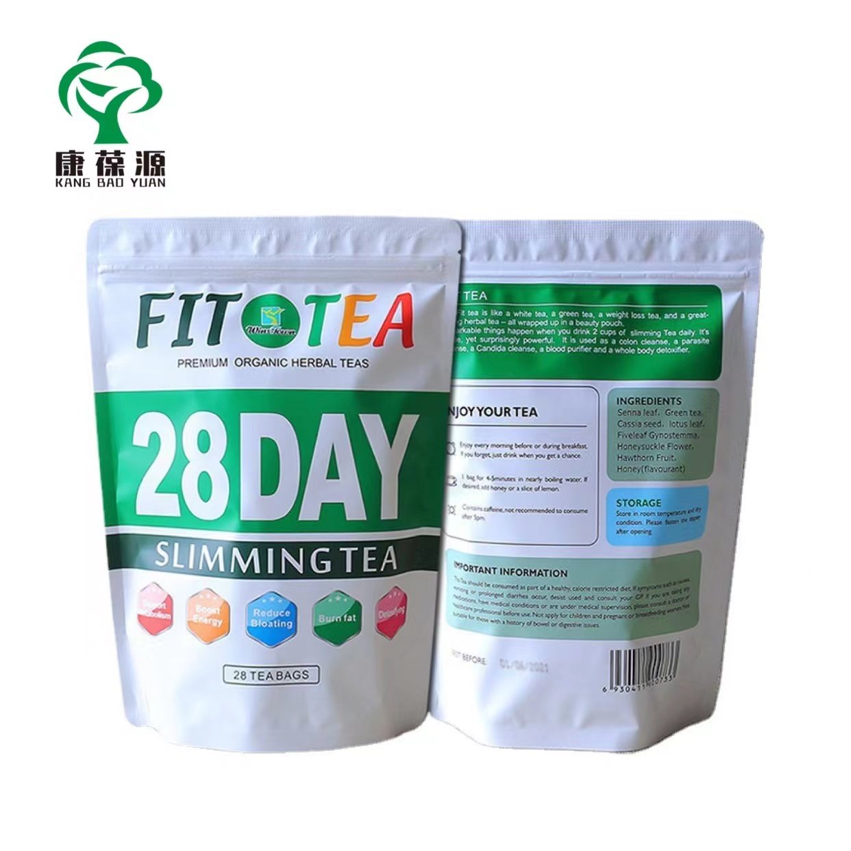 Detox herb Tea 28 days flat tummy tea both women and man