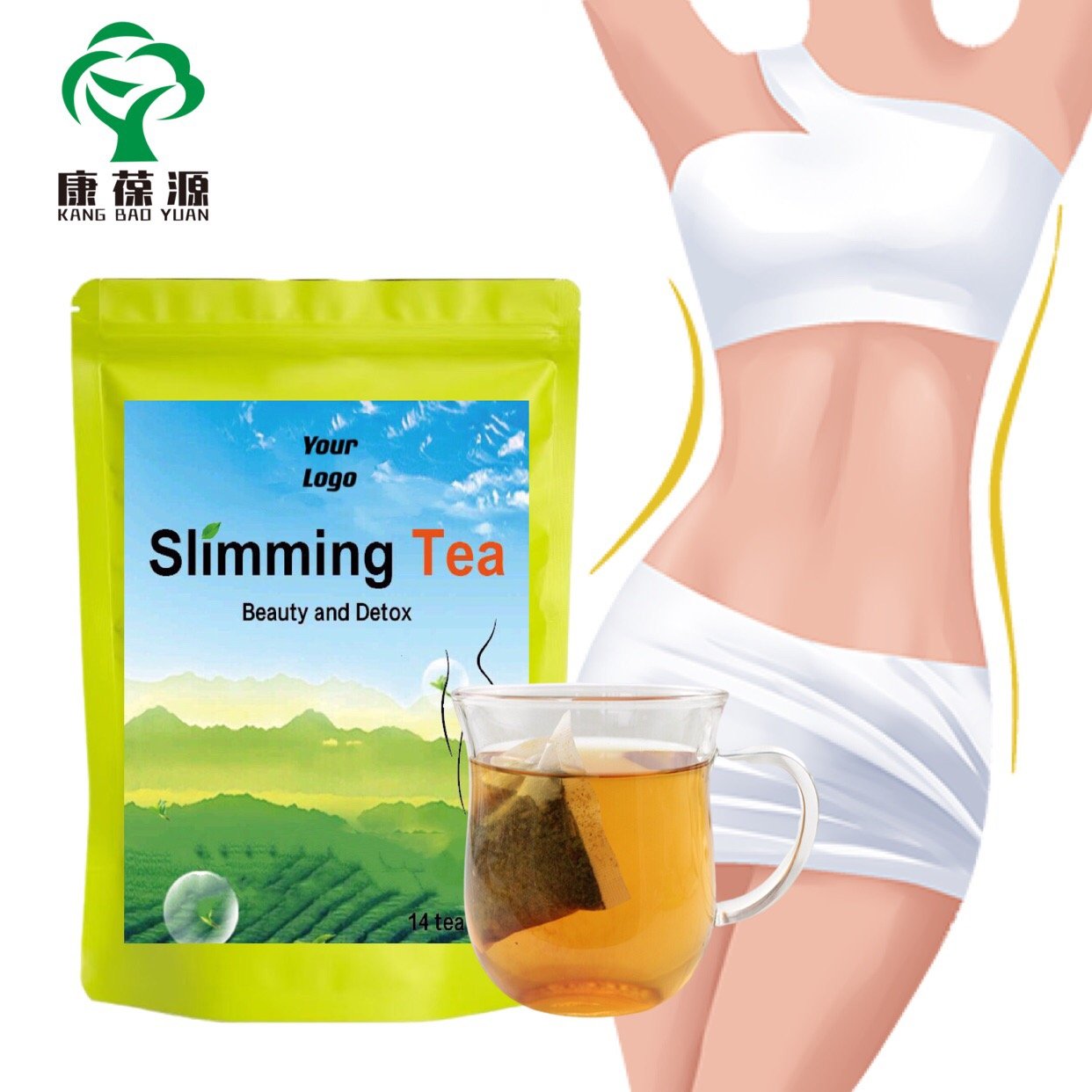 Detox herb Tea 28 days flat tummy tea both women and man